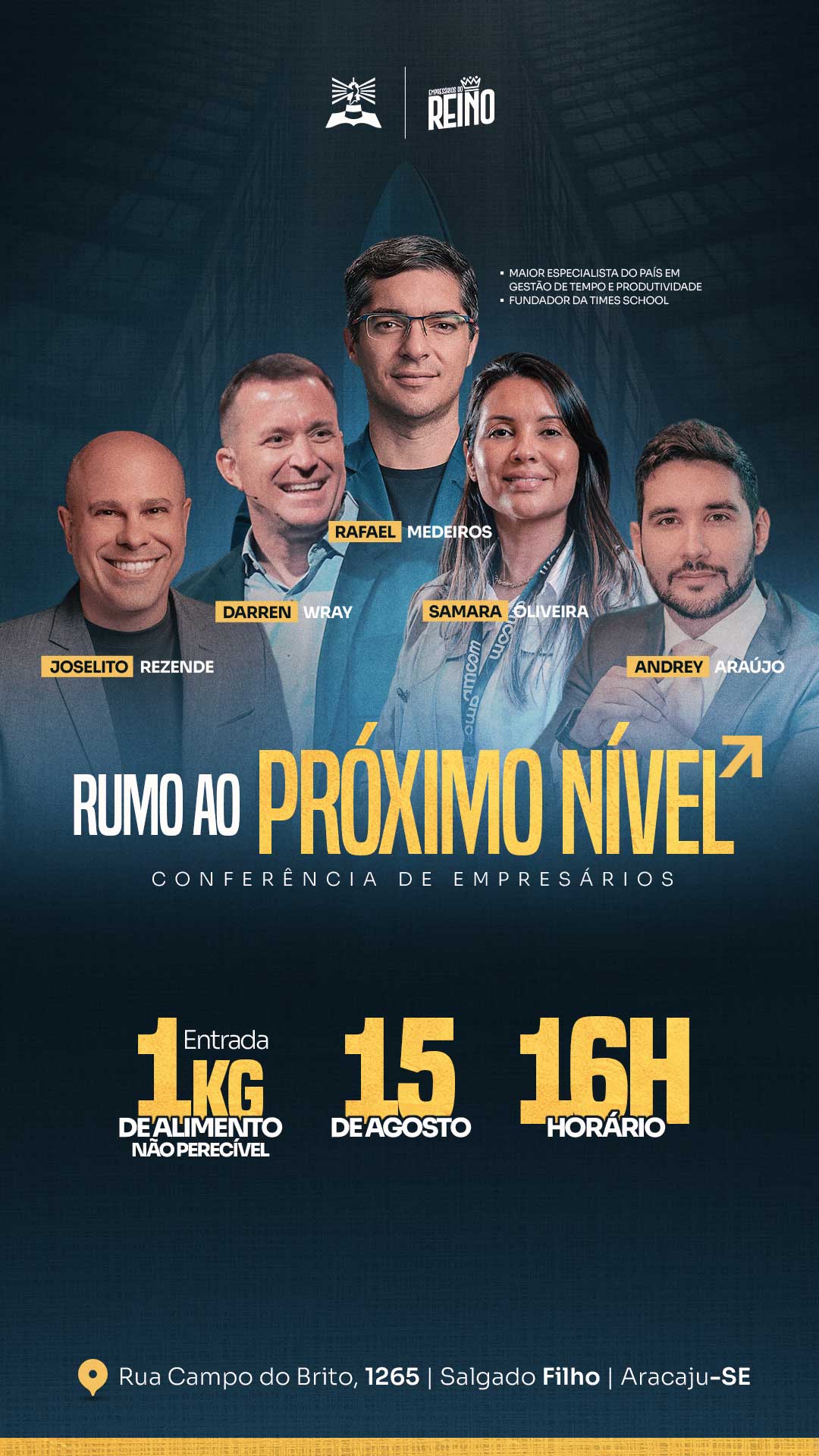 Conferencia de empresários - Rumo ao próximo nível